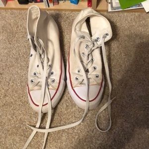 white high top converse